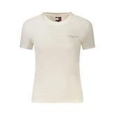 Tommy Hilfiger White Cotton Women T-Shirt - T-Shirts