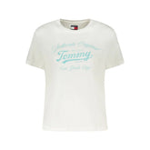 Tommy Hilfiger White Cotton Women T-Shirt - T-Shirts