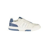 Tommy Hilfiger White Leather Men Sneaker - Sneakers