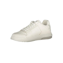 Tommy Hilfiger White Leather Men Sneaker - Sneakers