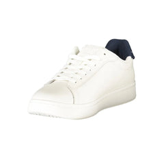 Tommy Hilfiger White Leather Men Sneaker - Sneakers