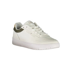 Tommy Hilfiger White Leather Men Sneaker - Sneakers