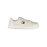 Tommy Hilfiger White Leather Men Sneaker - Sneakers