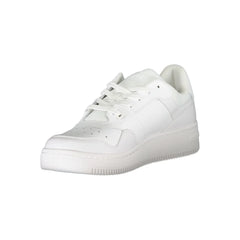 Tommy Hilfiger White Leather Men Sneaker - Sneakers