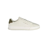 Tommy Hilfiger White Leather Men Sneaker - Sneakers