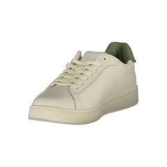 Tommy Hilfiger White Leather Men Sneaker - Sneakers