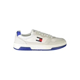 Tommy Hilfiger White Leather Men Sneaker - Sneakers