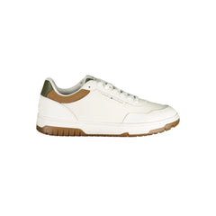 Tommy Hilfiger White Leather Men Sneaker - Sneakers