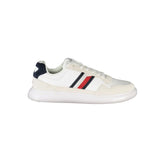 Tommy Hilfiger White Leather Men Sneaker - Sneakers