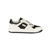 Tommy Hilfiger White Leather Mens Sneaker - Sneakers