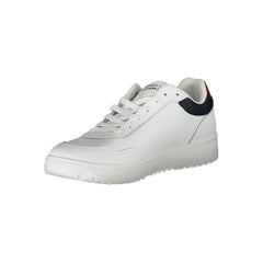 Tommy Hilfiger White Leather Sneaker - Sneakers