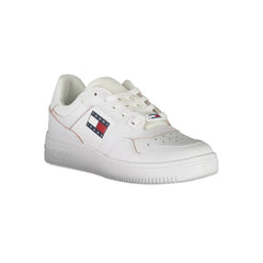 Tommy Hilfiger White Leather Women Sneaker - EU37/US7 - Sneakers