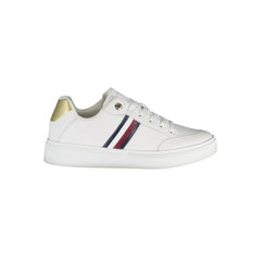 Tommy Hilfiger White Leather Women Sneaker - EU38/US8 - Sneakers
