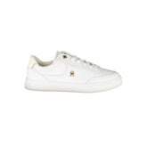 Tommy Hilfiger White Leather Women Sneaker - EU40/US10 - Sneakers