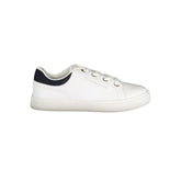 Tommy Hilfiger White Leather Women Sneaker - Sneakers