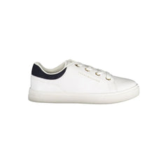 Tommy Hilfiger White Leather Women Sneaker - Sneakers