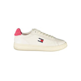 Tommy Hilfiger White Leather Women Sneaker - Sneakers
