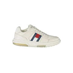 Tommy Hilfiger White Leather Women Sneaker - Sneakers