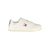 Tommy Hilfiger White Leather Women Sneaker - Sneakers