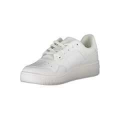 Tommy Hilfiger White Leather Women Sneaker - Sneakers