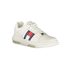 Tommy Hilfiger White Leather Women Sneaker - Sneakers