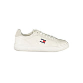 Tommy Hilfiger White Leather Women Sneaker - Sneakers