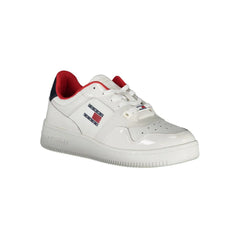 Tommy Hilfiger White Leather Women Sneaker - Sneakers