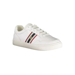 Tommy Hilfiger White Leather Women Sneaker - Sneakers