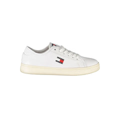 Tommy Hilfiger White Leather Women Sneaker - Sneakers