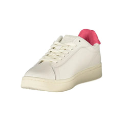 Tommy Hilfiger White Leather Women Sneaker - Sneakers