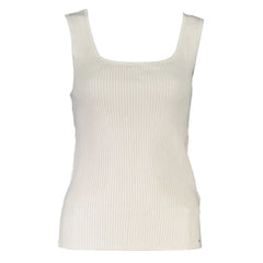 Tommy Hilfiger White Modal Women Top - Tank Tops