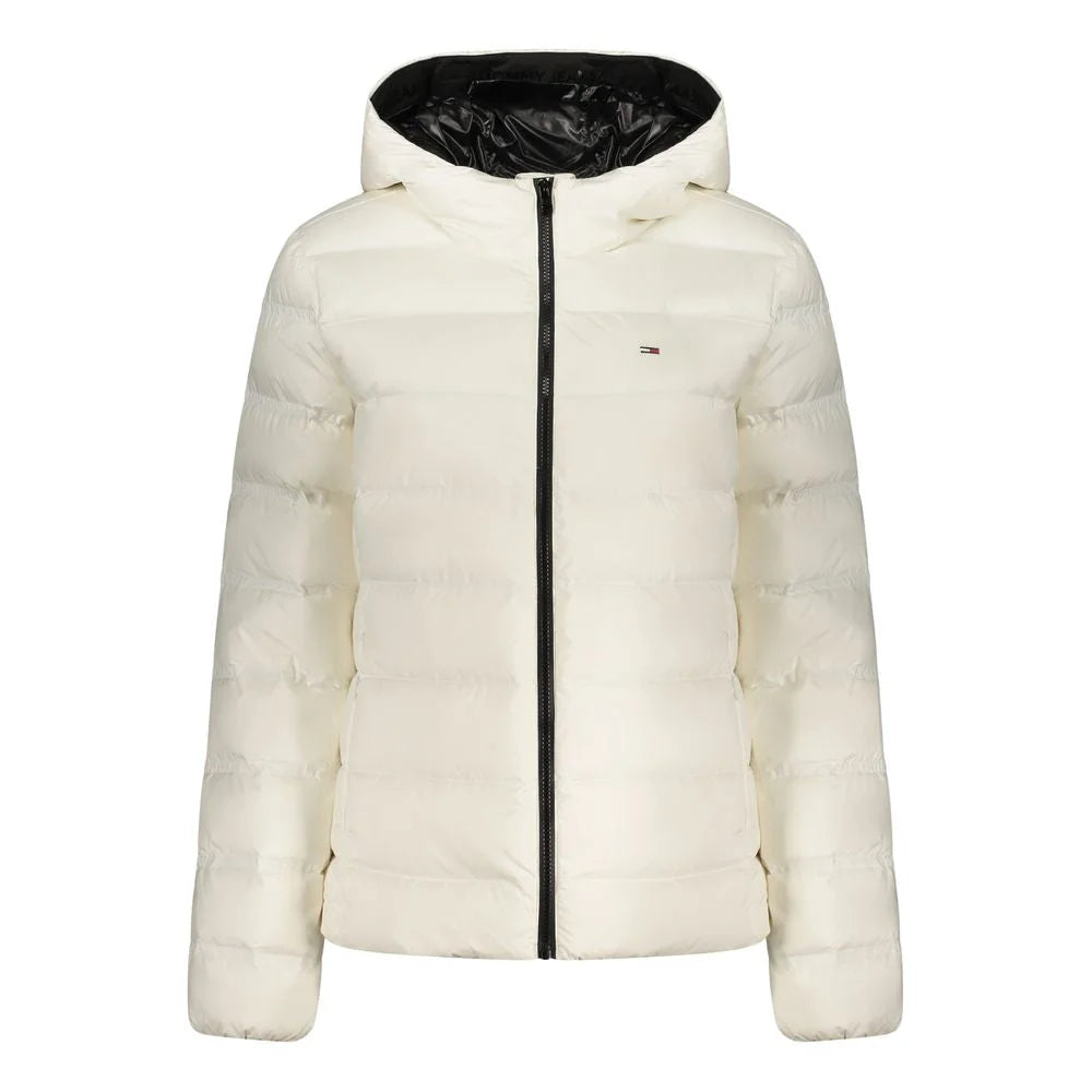 Tommy Hilfiger White Polyester Jackets & Coat