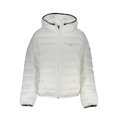 Tommy Hilfiger White Polyester Jackets & Coat - S