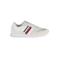 Tommy Hilfiger White Polyester Men Sneaker - EU40/US7 - Sneakers