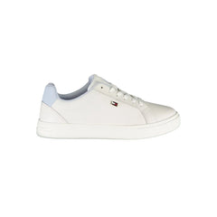 Tommy Hilfiger White Polyester Sneaker - EU39/US9