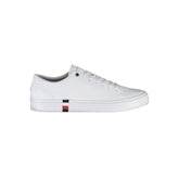 Tommy Hilfiger White Polyester Sneaker - EU44/US11 - Sneakers