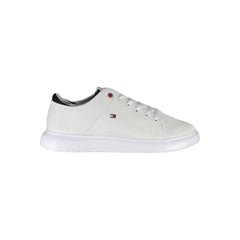 Tommy Hilfiger White Polyester Sneaker - EU44/US11 - Sneakers