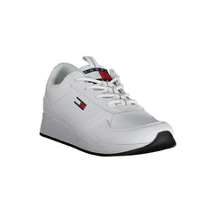 Tommy Hilfiger White Polyester Sneaker - EU46