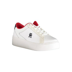 Tommy Hilfiger White Polyester Sneaker - Sneakers