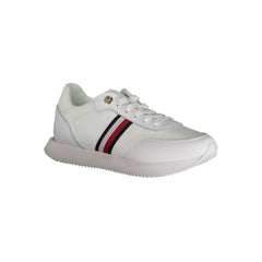 Tommy Hilfiger White Polyester Sneaker - Sneakers