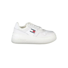 Tommy Hilfiger White Polyester Sneaker - Sneakers