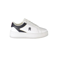 Tommy Hilfiger White Polyester Sneaker - Sneakers