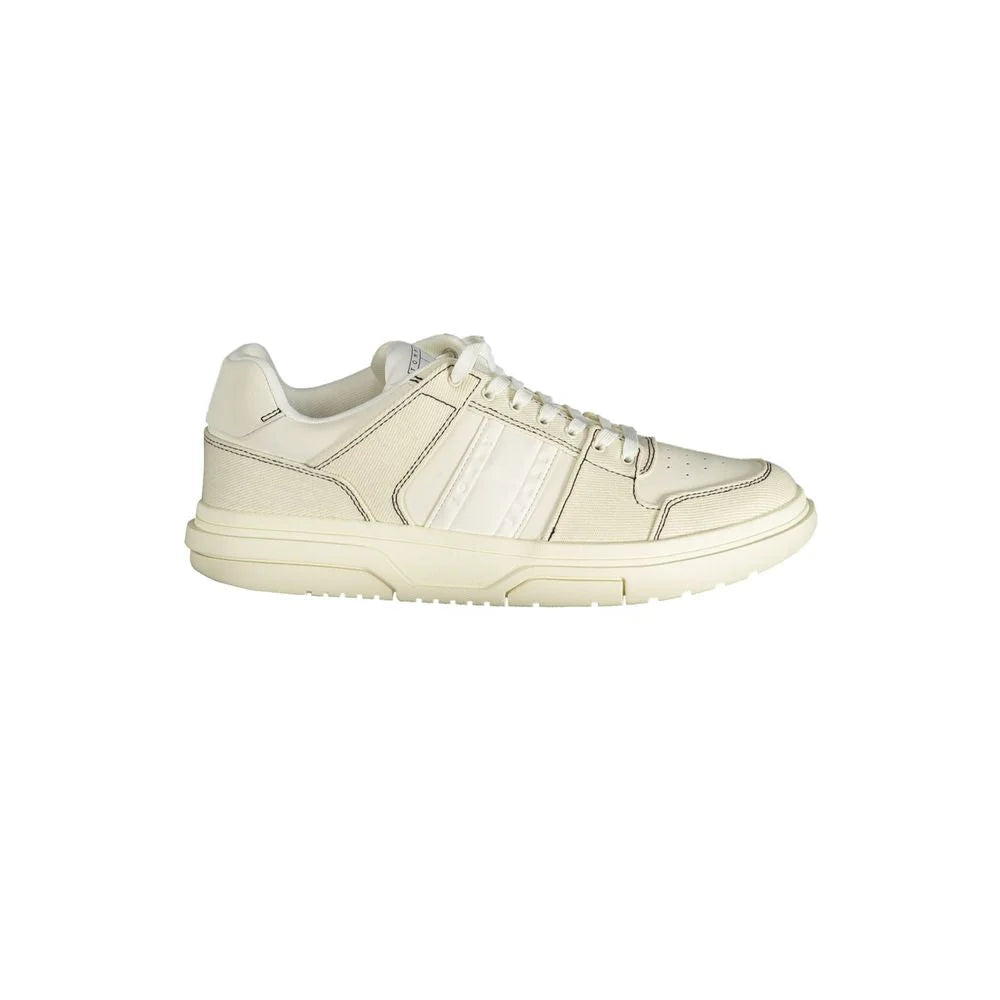 Tommy Hilfiger White Polyester Sneaker - Sneakers