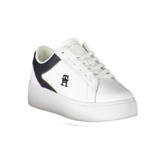 Tommy Hilfiger White Polyester Sneaker - Sneakers
