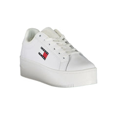 Tommy Hilfiger White Polyester Sneaker - Sneakers