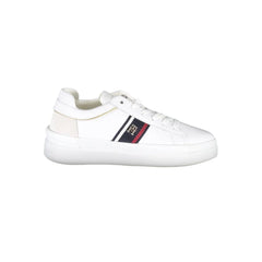Tommy Hilfiger White Polyester Sneaker - Sneakers