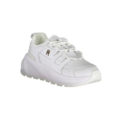 Tommy Hilfiger White Polyester Sneaker - Sneakers