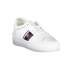 Tommy Hilfiger White Polyester Sneaker - Sneakers