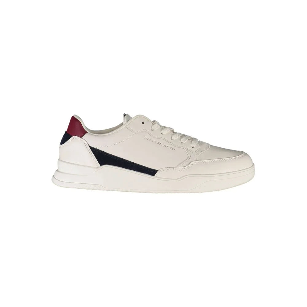 Tommy Hilfiger White Polyester Sneaker - Sneakers