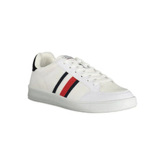 Tommy Hilfiger White Polyester Sneaker - Sneakers